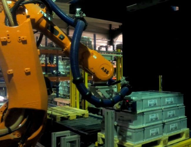 Image de Ligne de palettisation de batteries