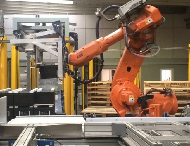 Image de Ligne de palettisation de batteries