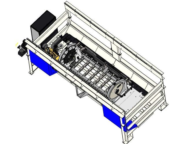 Image de Machine pour insertion et usinage pour réservoirs d'hydrogène